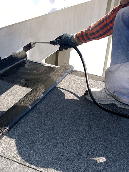 Verdichtung auf Flachdach wird vorbereitet